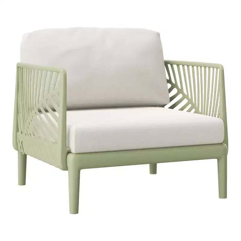 WestinTrends Playa Modern Outdoor Polypropylene Resin Deep Seating Patio Club Chair, Green