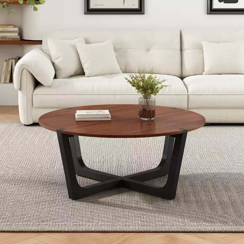 Christopher Knight Home Vandor Modern Acacia Wood 44 Round Coffee Table