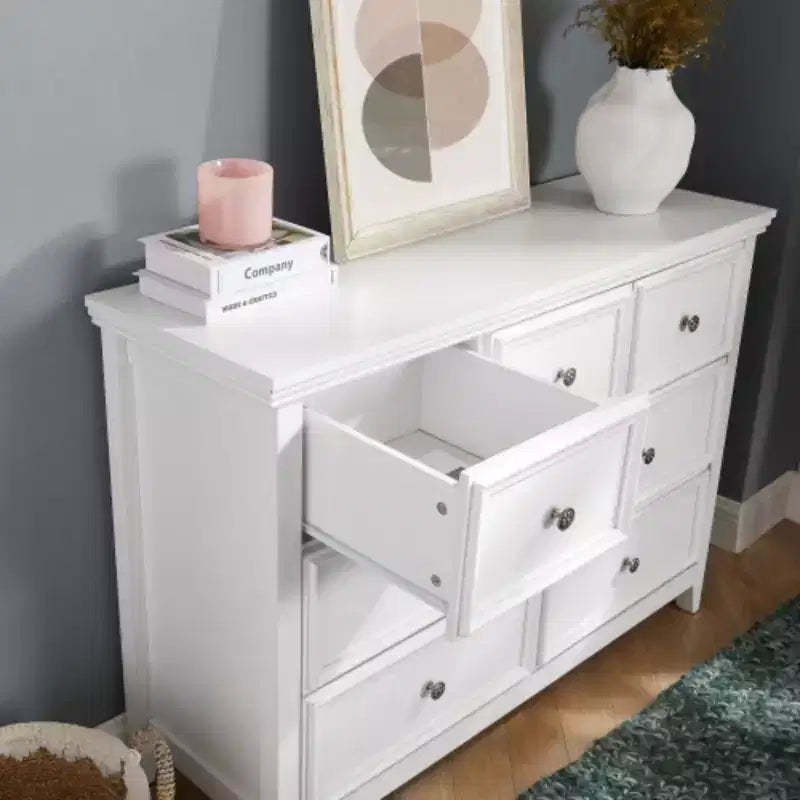 Modern 7 Drawers Dresser 7 Drawers Cabinet,Chest of Drawers Closet Organizers and Storage Clothes Storage Drawers Cabinet for Living Room