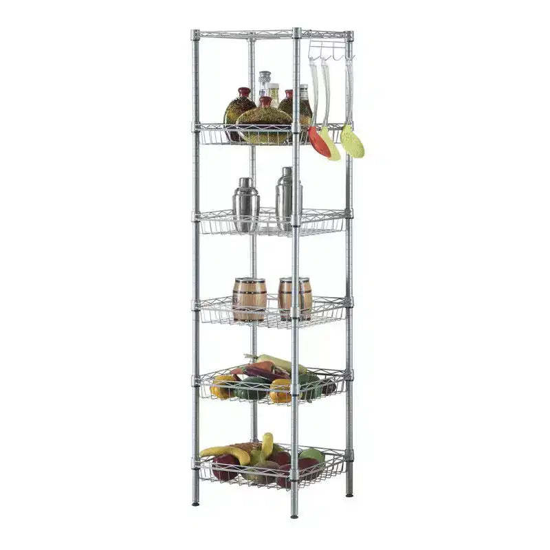 Karl Home 13.39in.W Metal Shelving Unit