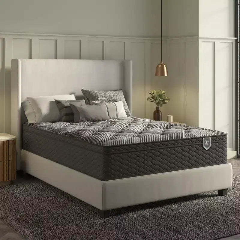 Christopher Knight Home Restonic Gel Memory Foam 14 Mattress with Euro Top Plush