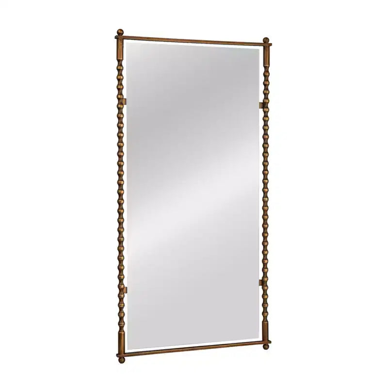 Storied Home Cast Metal Framed Tall Wall Mirror