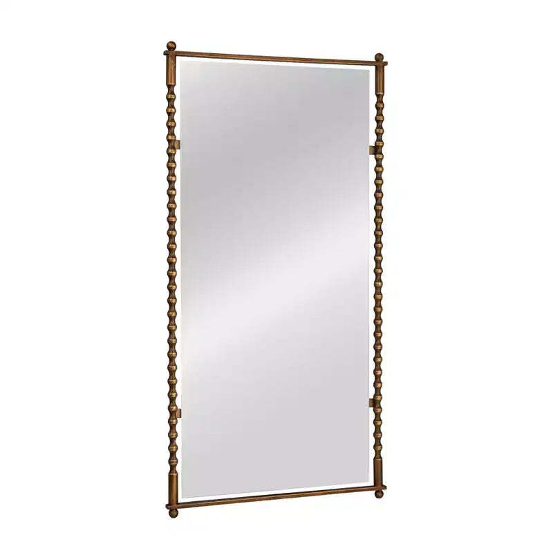 Storied Home Cast Metal Framed Tall Wall Mirror