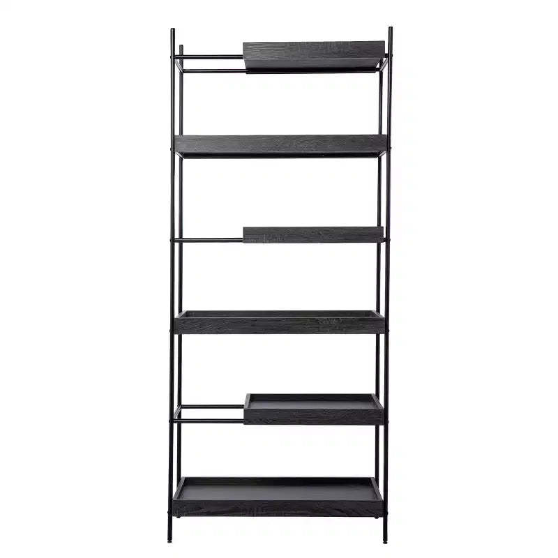 Deckenly Sliding Shelf Etagere - Black - SEI