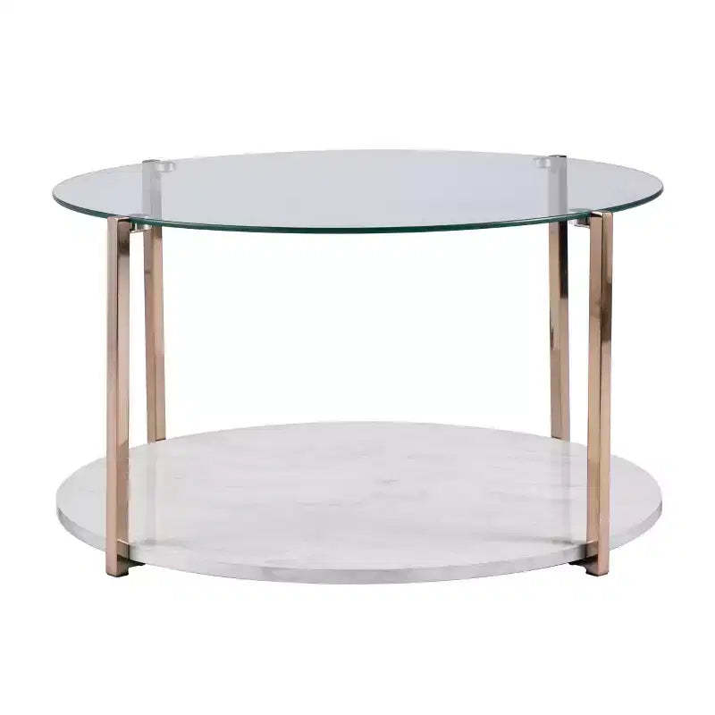 Avenida Cocktail Table - Glam Style - Gold - SEI