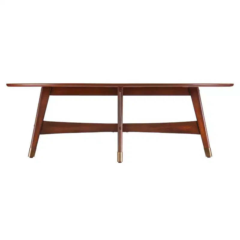 Rhoda Midcentury Modern Coffee Table - Brown - SEI