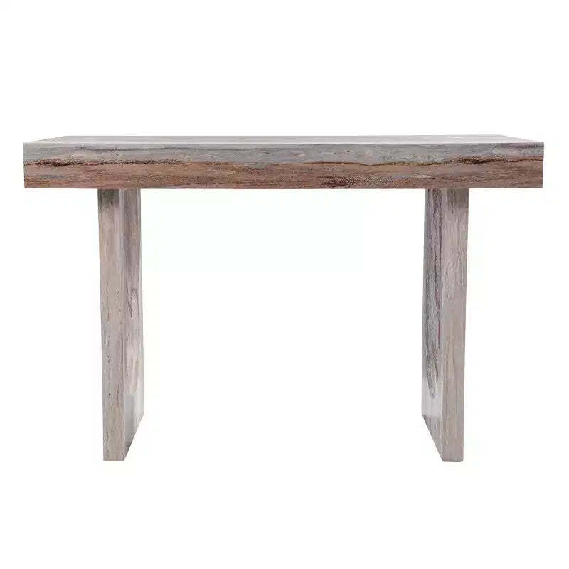 Chadkirk Faux Marble Writing Desk - Brown - SEI