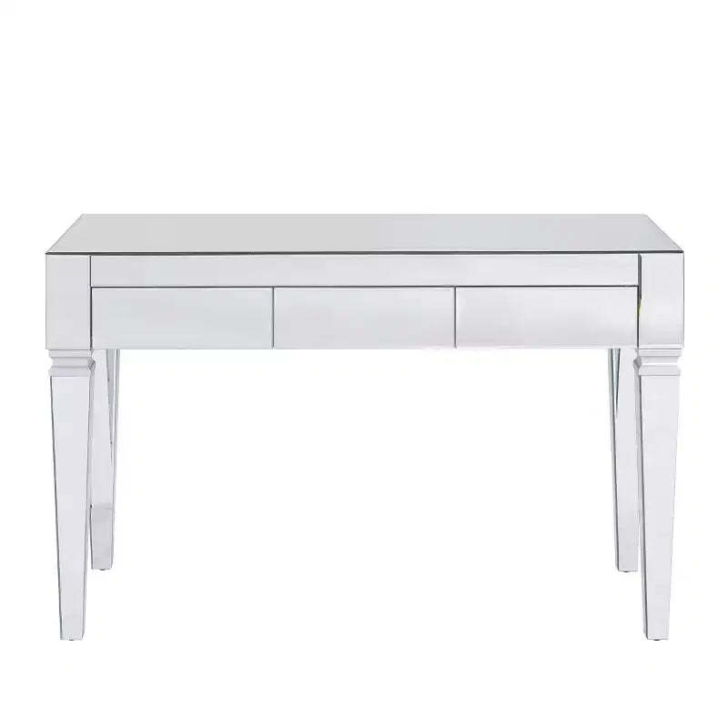 Darien Mirrored Desk - Glam - Silver - SEI