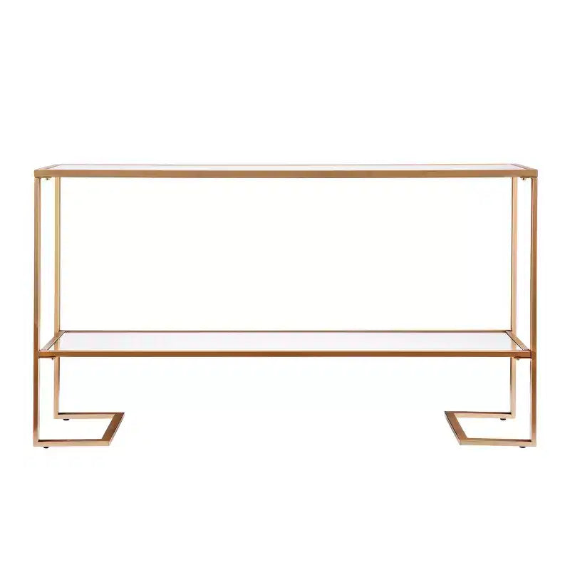 Horten Glam Narrow Console - Gold - SEI