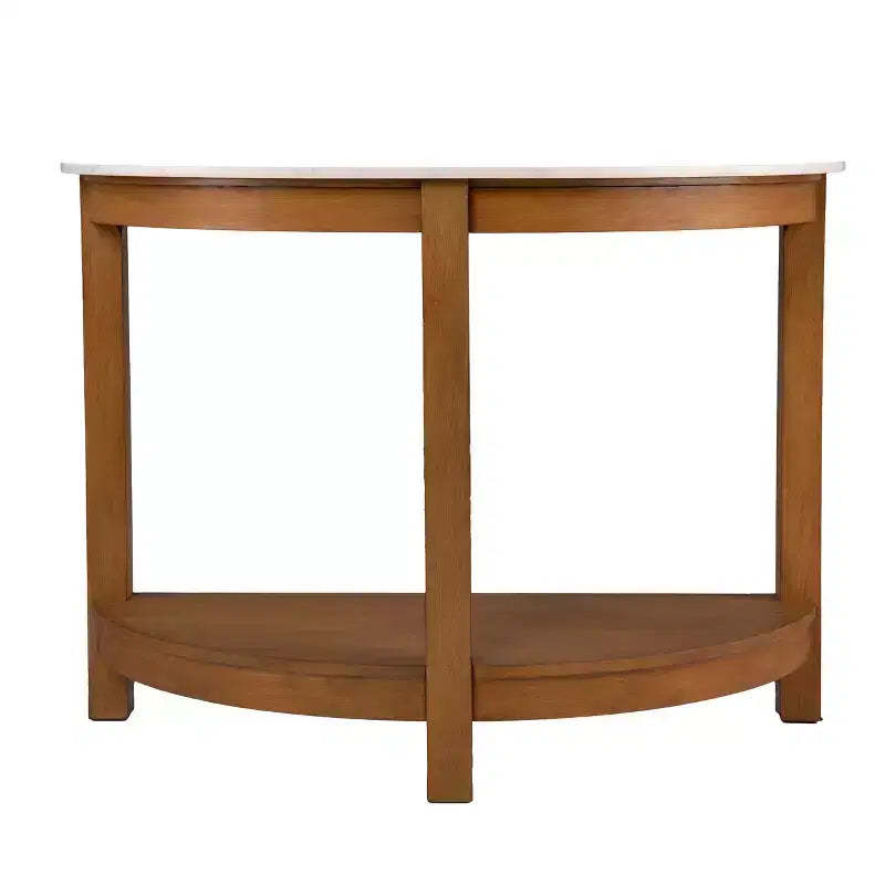 Chandlen Demilune Console Table - Natural - SEI