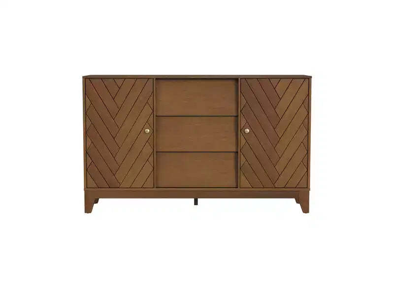 Anzinger Accent Cabinet With Drawers - Walnut - SEI