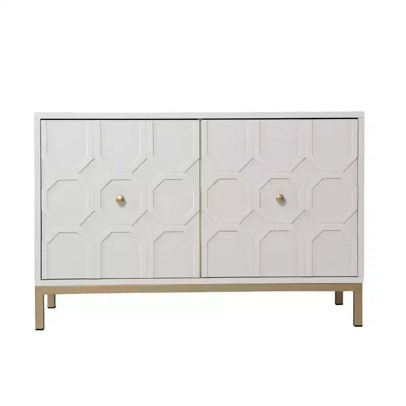 Gramdlynn Two-Door Accent Cabinet - White - SEI