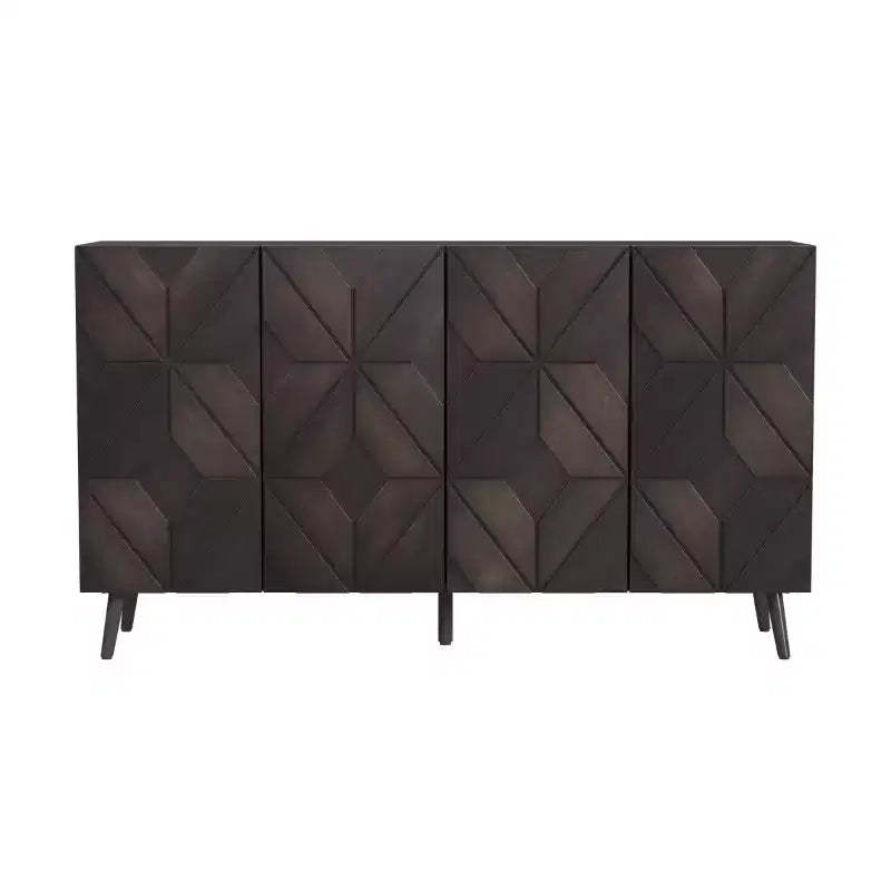 Wilkington Storage Cabinet - Espresso - SEI