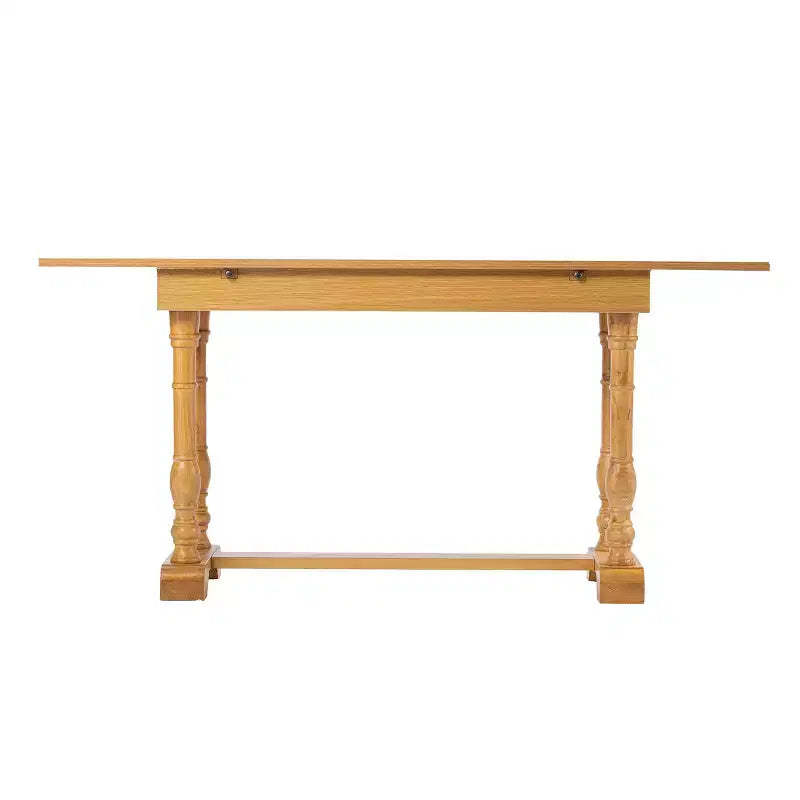 Edenderry Farmhouse Folding Trestle Console to Dining Table - Beige - SEI