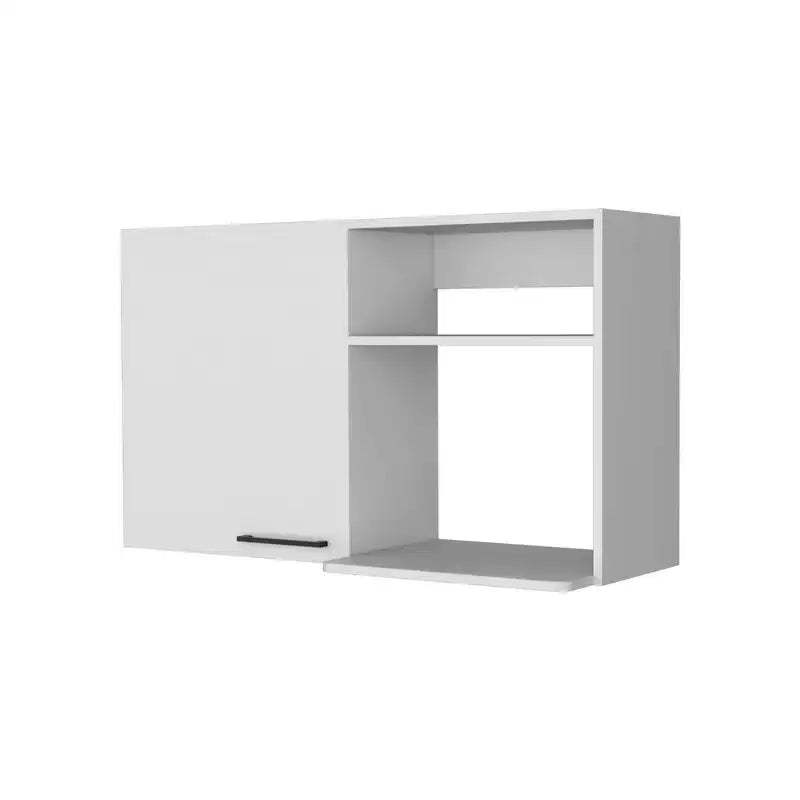 HomeRoots 39 White Accent Cabinet With Two Shelves