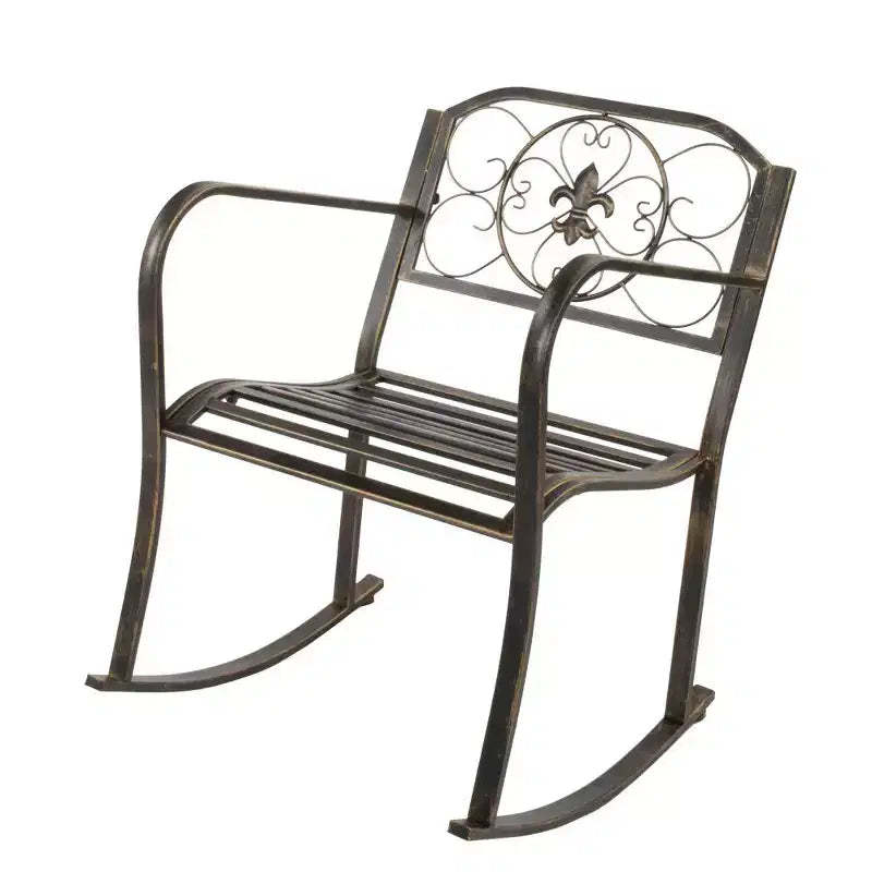 Karl Home | 22 in. Metal Rocking Chair