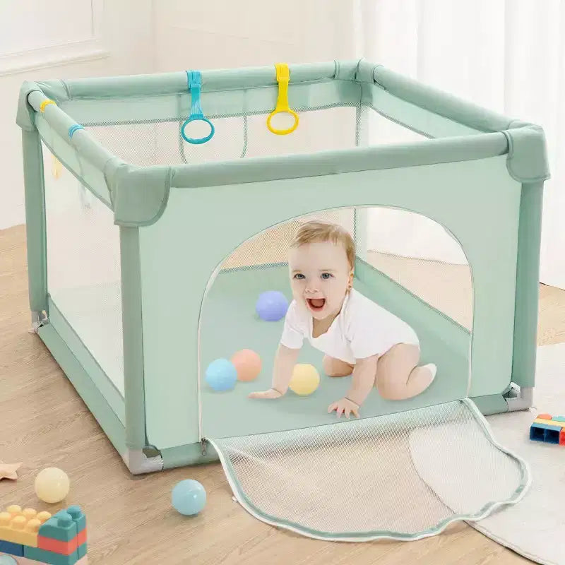GOTGELIF 36x36 4-Panel Baby Playpen Spacious & Secure Portable Playard