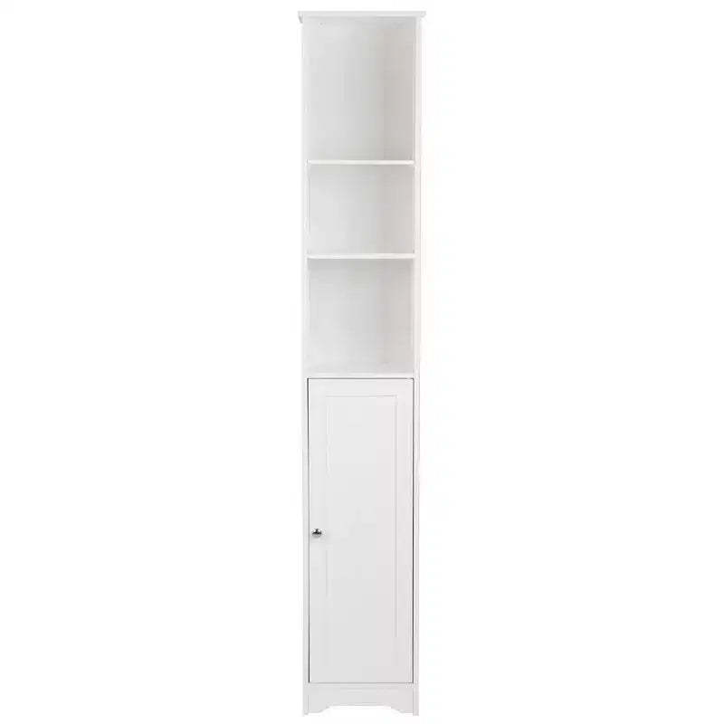 Karl Home One Door & Three Layers Bathroom Cabinet White