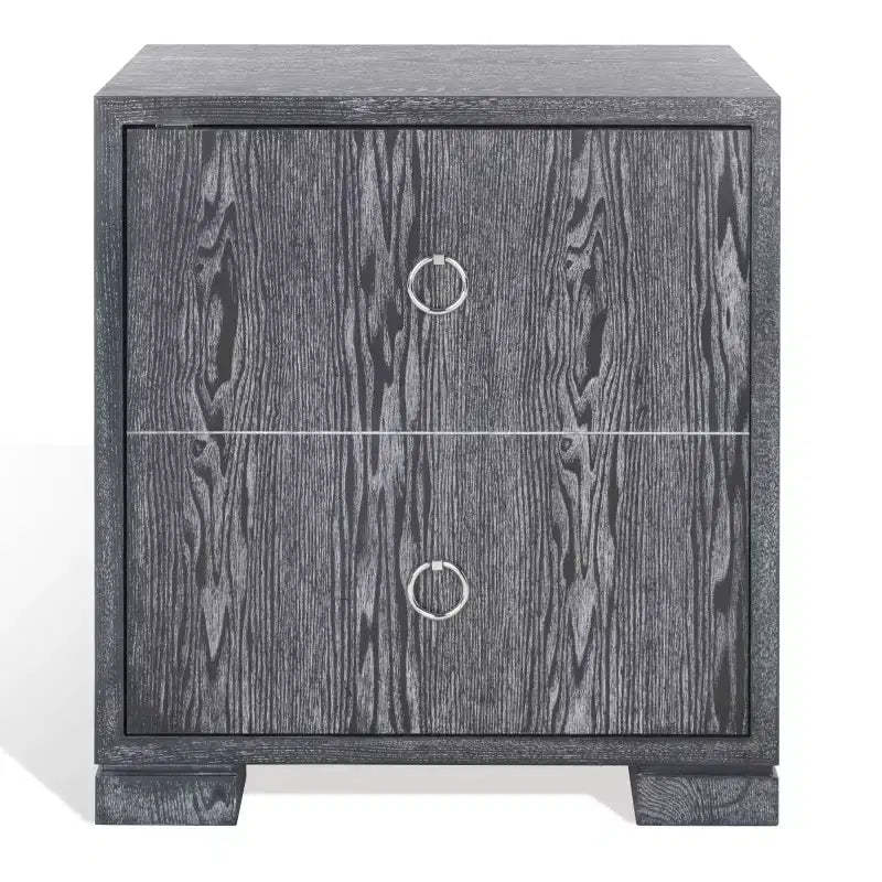 Laila Lacquer Chest - SFV3511 - Black Cerused Oak - Safavieh Couture