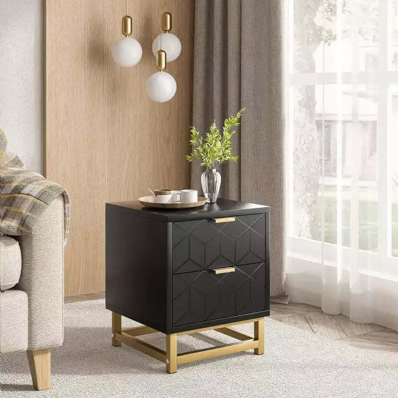 2/3/4/5/6/7 Drawer Dresser with Metal Legs, Wood Dressers Chest Organizer with Wide Storage, Modern Chest of Drawers for Bedroom, Living Room,Hallway