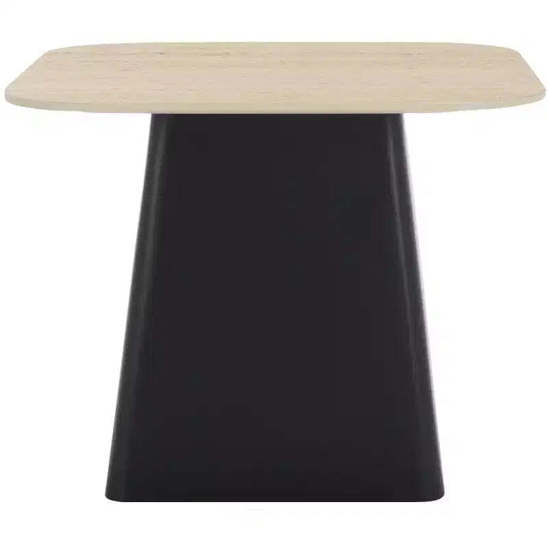 Fedo Porcelain Side Table - ACC2905A - Beige/Black - Safavieh
