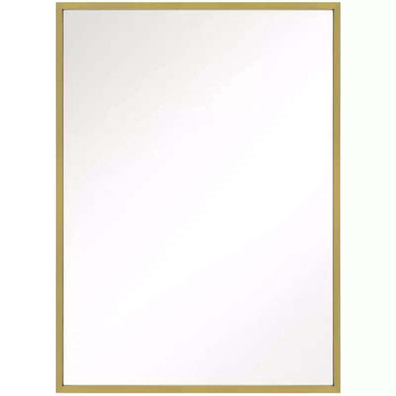 Generation Lighting Kit 24 x 36 Brass Rectangular Wall Mirror