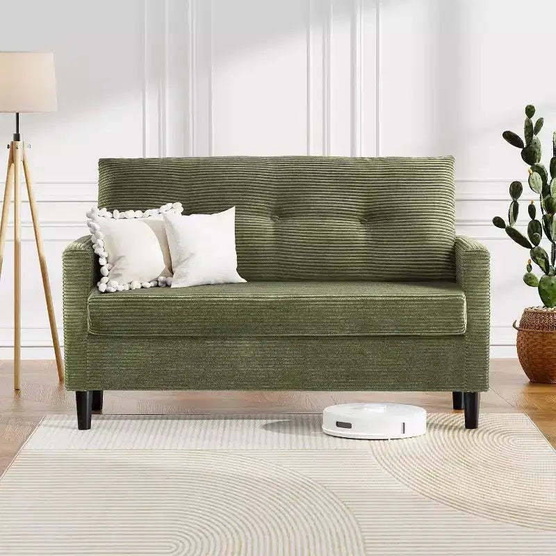 Dyonery 50 Loveseat Sofa,Tool-Free Setup Small Couches