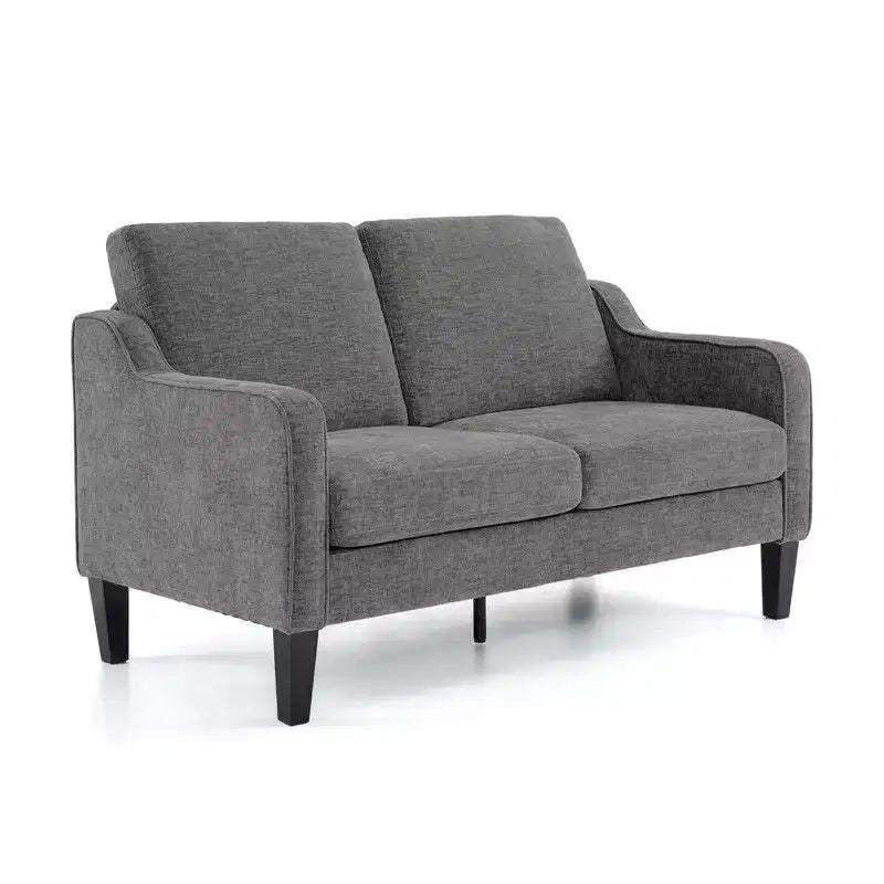 Karl Home |53.5 inch Square Arms Loveseat Sofa