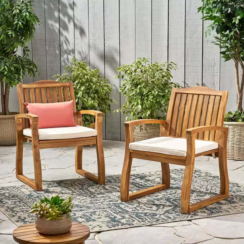MAYEERTY KD Wooden Armchair Knock Down Design Comfortable Armrests for Living Room Reading Nook