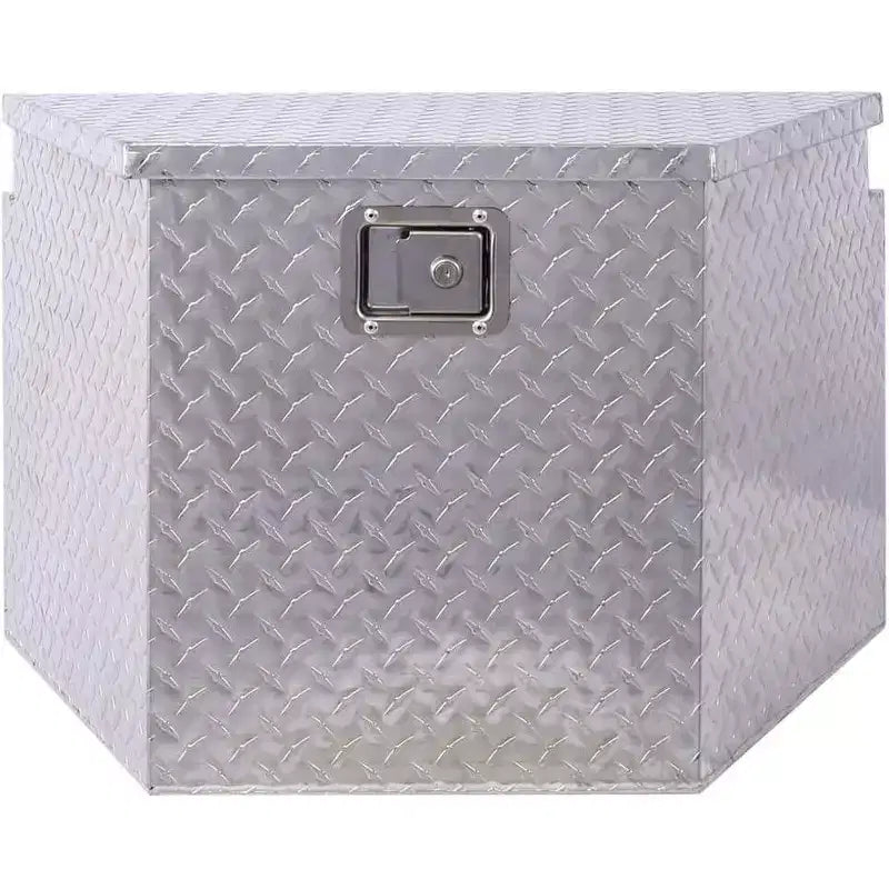 Acekool 29 Aluminum Truck Bed Tool Box, Heavy Duty Storage Organizer with Lock, Multi-Purpose Utility Trailer & RV Toolbox, 29x16.5x18.5