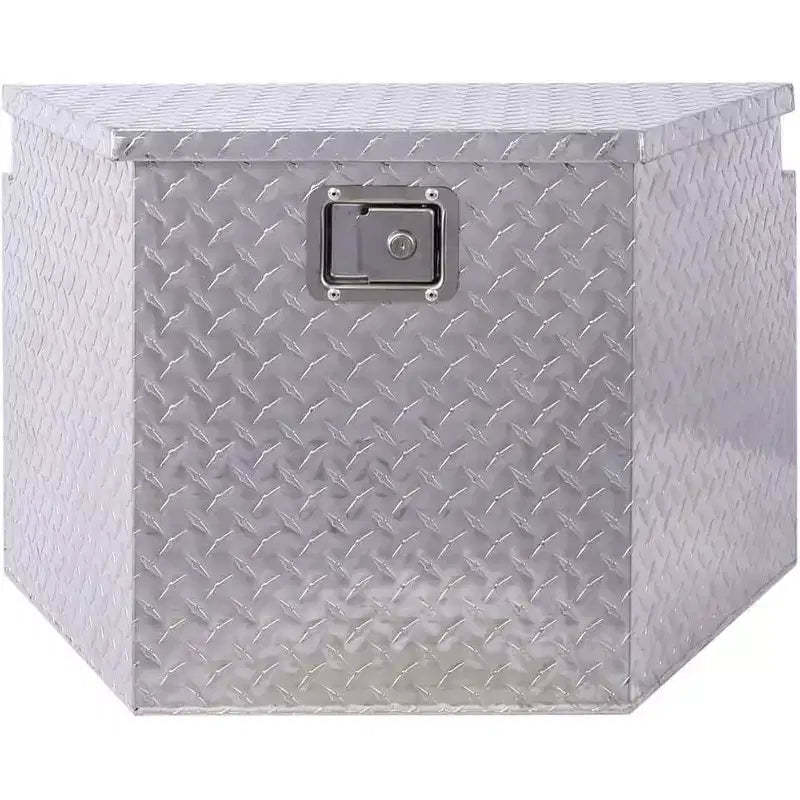 Acekool 29 Aluminum Truck Bed Tool Box, Heavy Duty Storage Organizer with Lock, Multi-Purpose Utility Trailer & RV Toolbox, 29x16.5x18.5