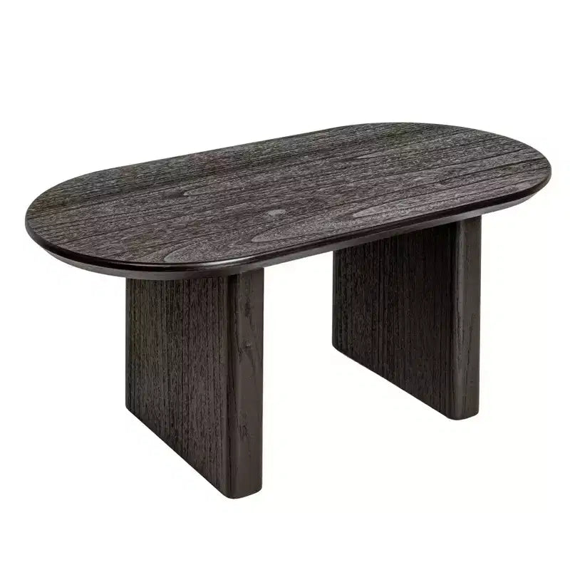 Storied Home Wood Coffee Table, Black