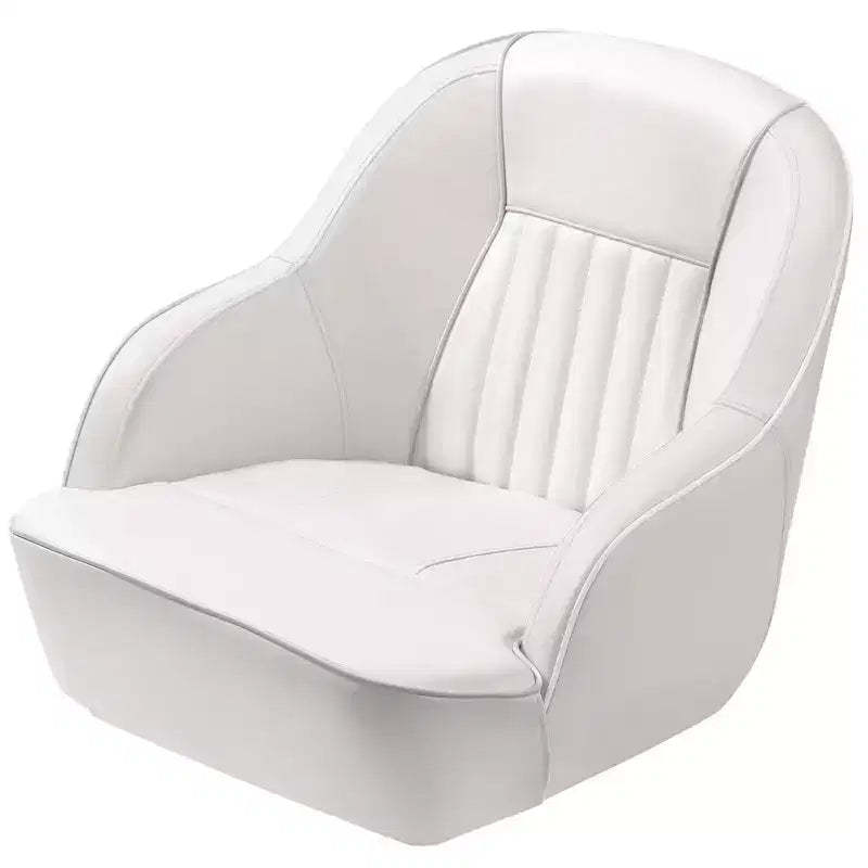 Pontoon Captain Bucket Seat With Thickened Sponge Padding, Fishing Chairs for Boats, Sightseeing, Speedboat, Canoe - 1-Piece