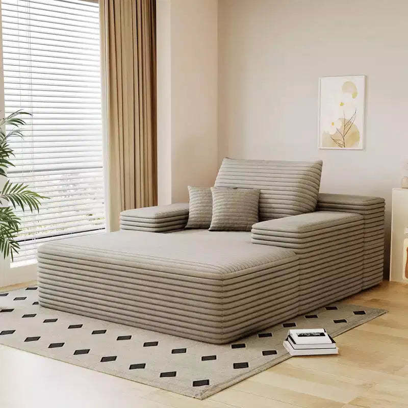 68 x 51 Oversized Upholstered Sofa Bed Fluffy Plush Faux Fur Cloud Sofas Couches for Living Room Camel