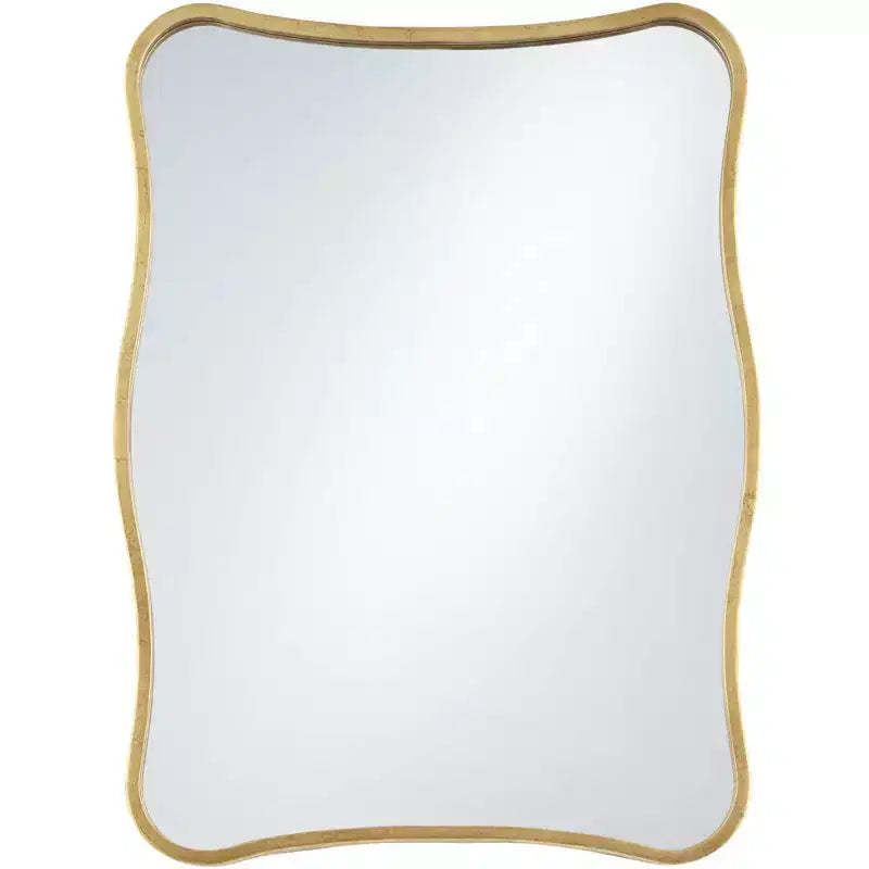 Uttermost Pavia Gold Metal 24 x 32 Curvy Wall Mirror