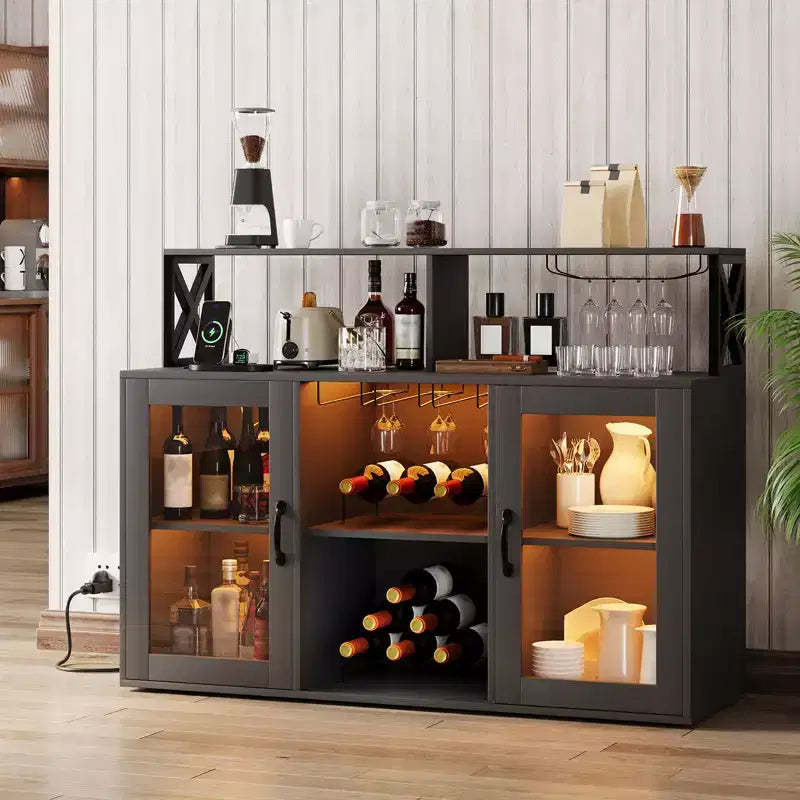 CuisinSmart Coffee Bar Buffet Sideboard Storage