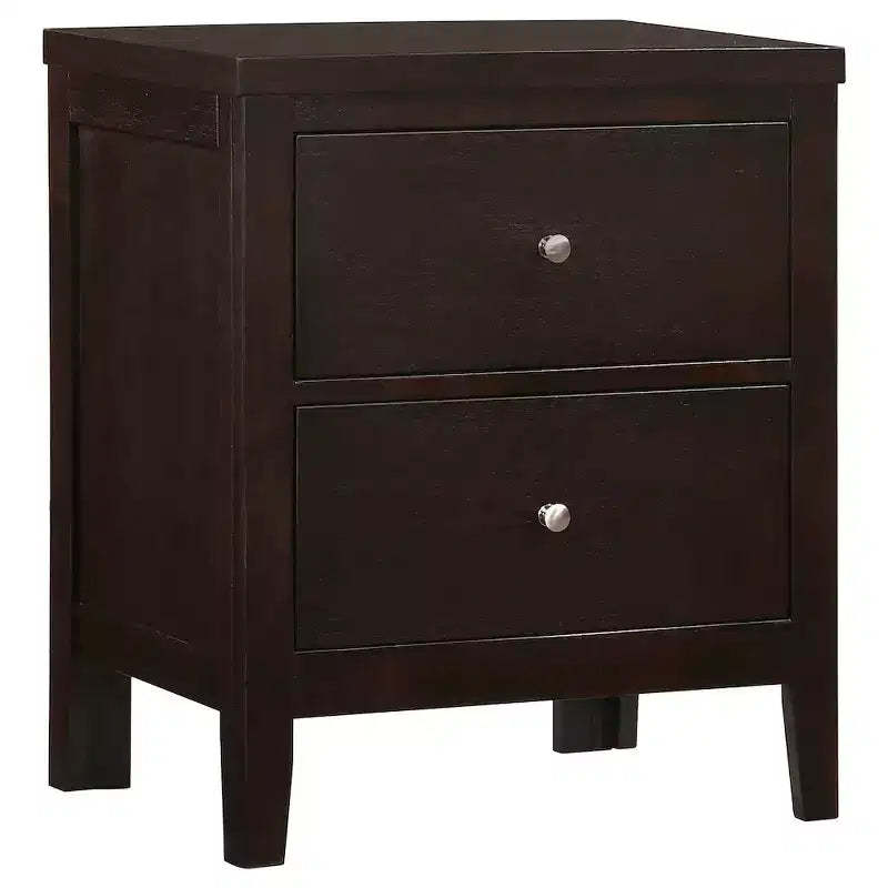 Coaster,Carlton 2-drawer Nightstand Cappuccino