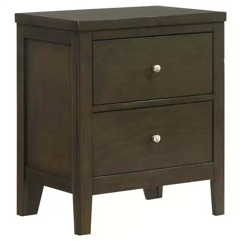 Coaster,Wilkes 2-drawer Nightstand Bedside Table Dark Cocoa