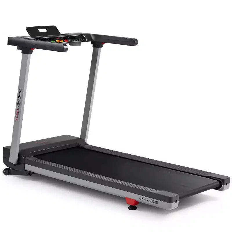 Sunny Health & Fitness Smart Foldable Treadmill with 15 Auto Incline Levels, 20 Wide Running Belt & Bluetooth SunnyFit App Connectivity