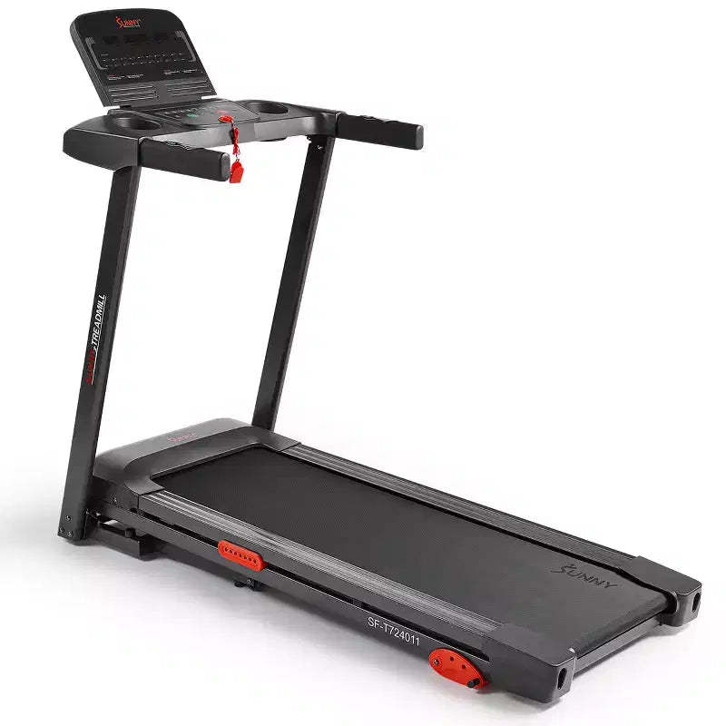 Sunny Health & Fitness Active 300 Smart Treadmill with Wi-Fi, 3Level Manual Incline, Shock Absorption & SunnyFit App Connectivity