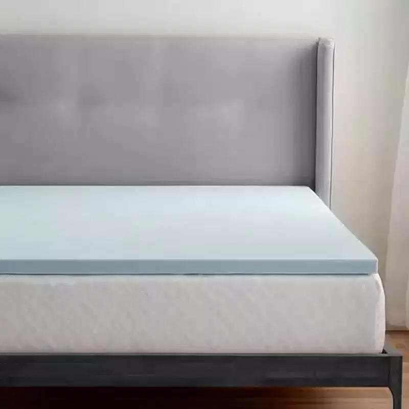 Delara 2 Inch Gel Infused Memory Foam Mattress Topper, Certipur-US Certified, Ventilated Design for Better Airflow