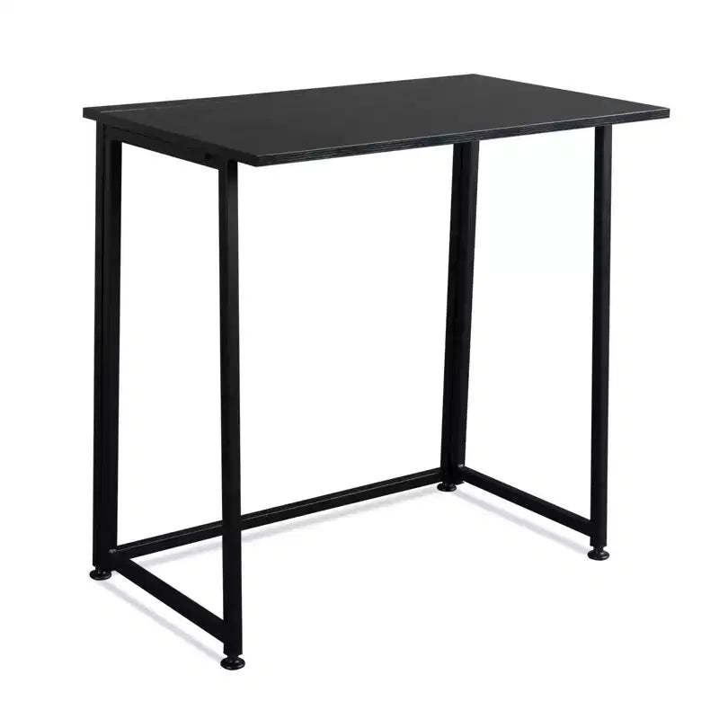 Karl Home Simple Collapsible Metal Computer Desk Black