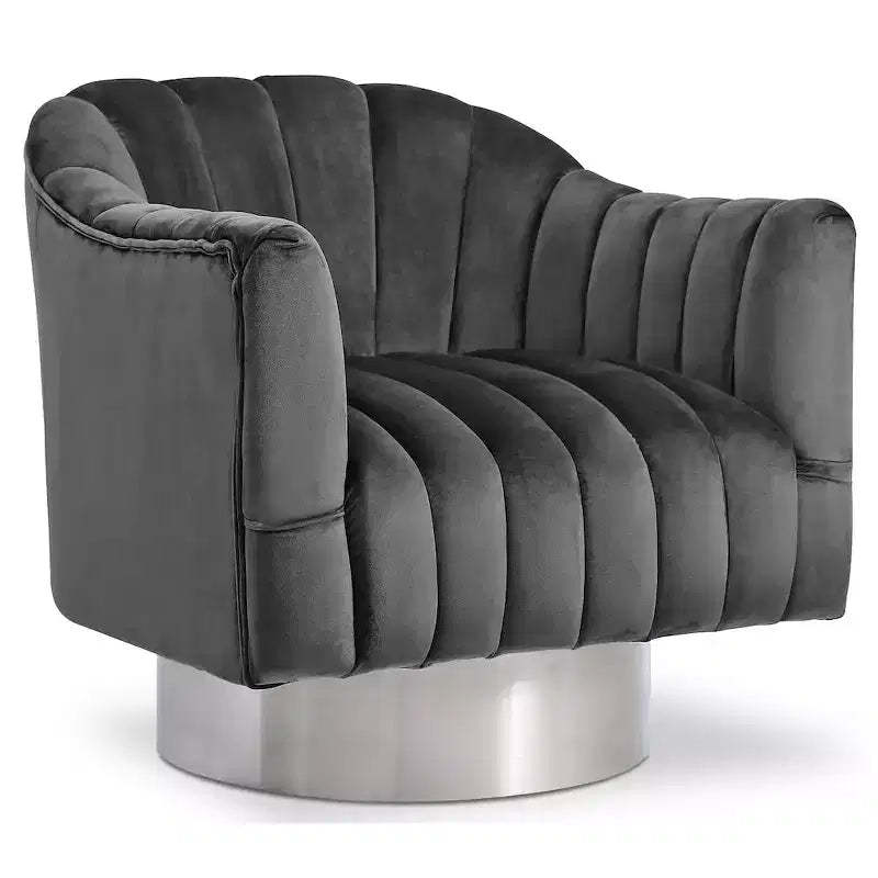 Meridian Furniture,Farrah Velvet Accent Chair