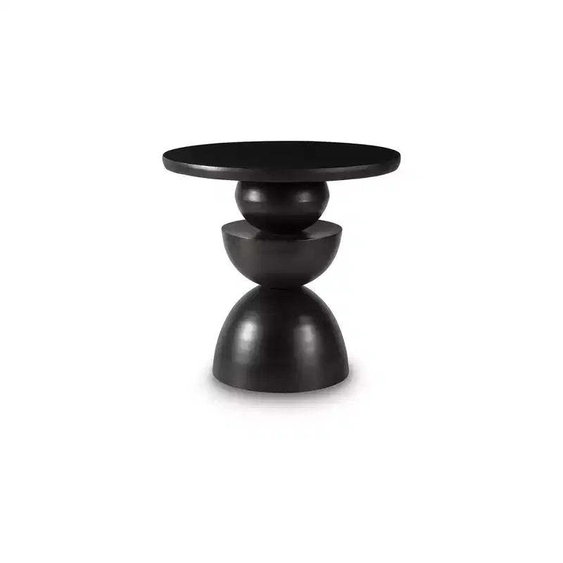 Signature Design by Ashley Kurtson Accent Table - Bronze-Tone Metal Finish, Modern Industrial Design