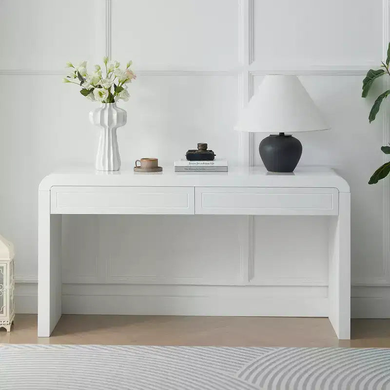 Christopher Knight Home Alira Modern Curved Console Table with 2 Drawers