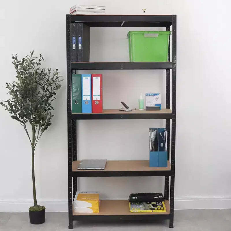 5-Tier Storage Rack, Garage Heavy Duty Metal Storage Shelving, Adjustable 5 Tier Storage Shelves for Kitchen, Basement, Garage 23.6x15.7x47.2in