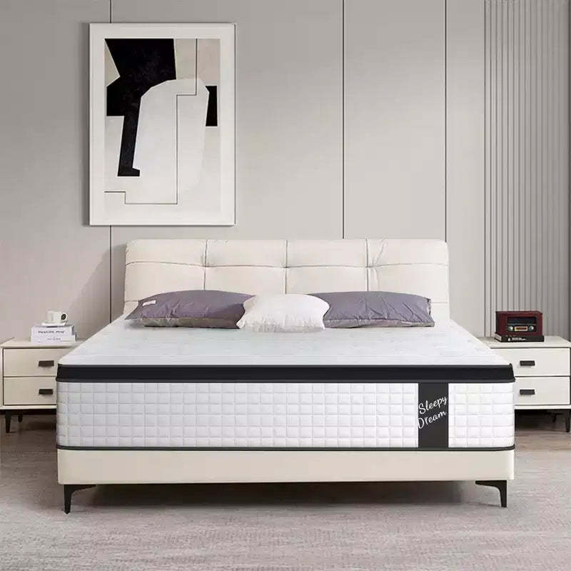 Okak Modern 12 Inch Thicken Pocket Spring Hybrid Mattress with Memory Foam for Comfy Sleep,Medium Feel Bed Mattresses