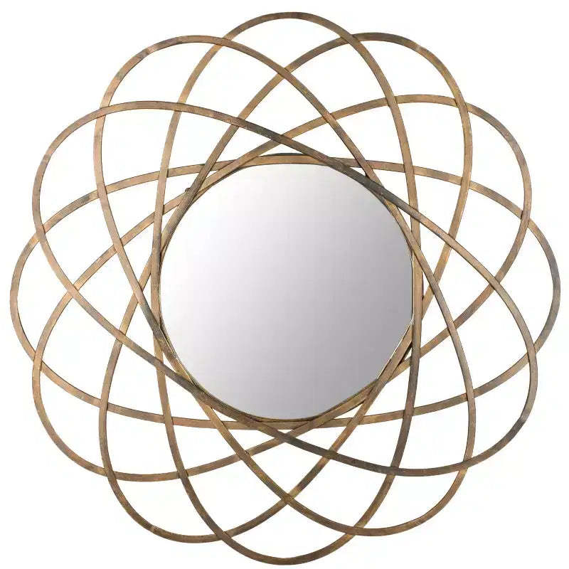 Galaxy Round Mirror - 32 x 32 - MIR4005 - Gold - Safavieh