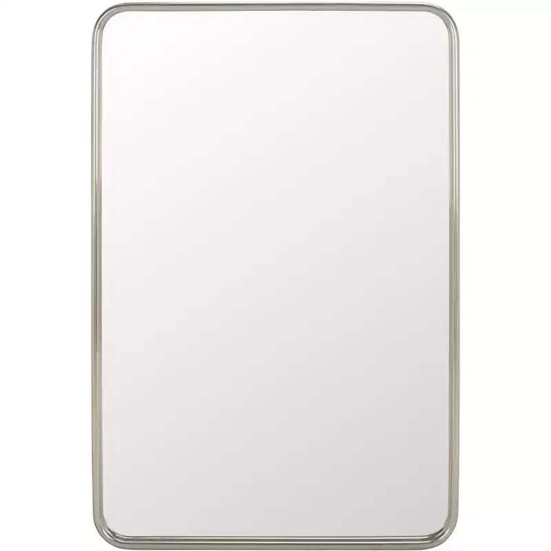 Base Mirror - 24 x 36 - MRR4006 - Chrome - Safavieh
