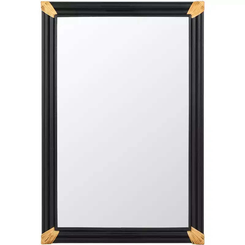 Bindie Mirror - 24.02 x 35.94 - MRR9021 - Natural/Black - Safavieh